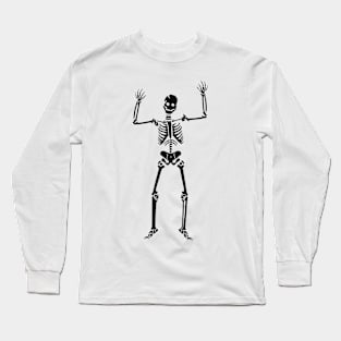 Happy skeleton Long Sleeve T-Shirt